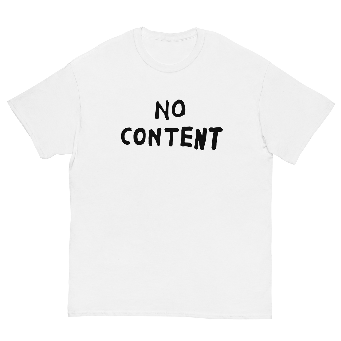 NO CONTENT T-SHIRT